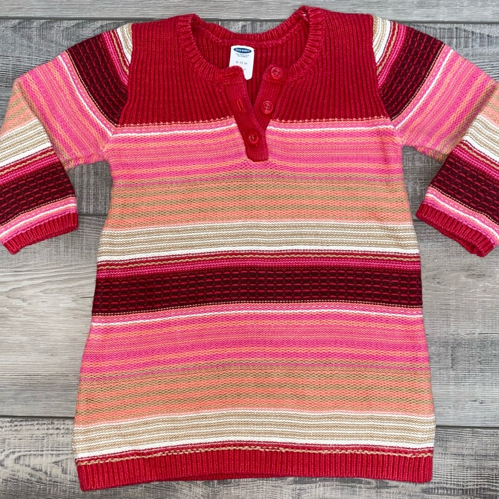 ♥️ Old Navy Sweater Dress Girls 6M 9M 12M